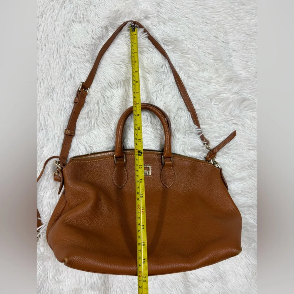 Dooney & Bourke Tan Leather Satchel